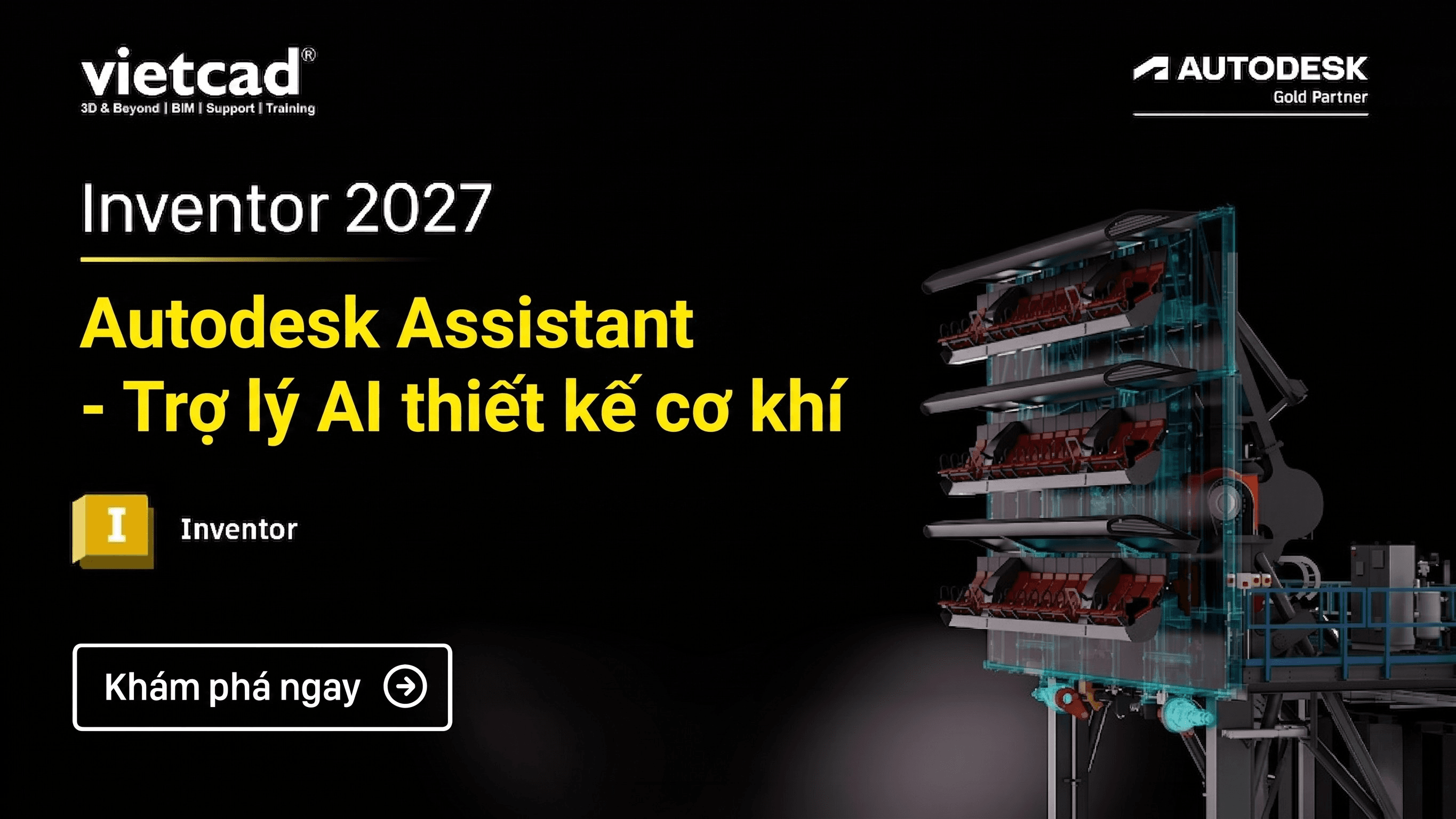 VietCAD | Autodesk Assistant trong Inventor 2027: Trợ lý AI thiết kế bằng ngôn ngữ tự nhiên