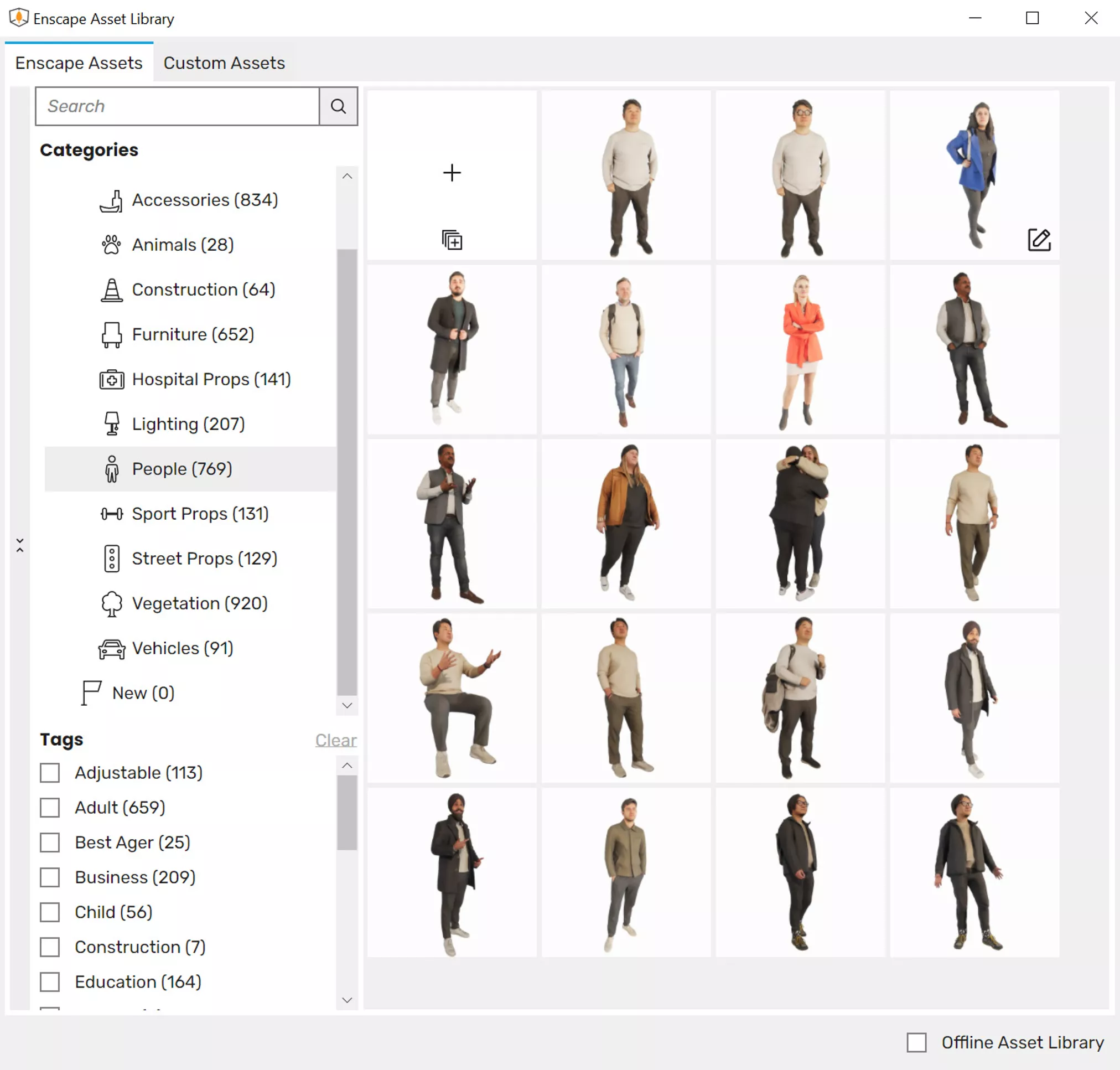 Enscape 4.0 New People 2
