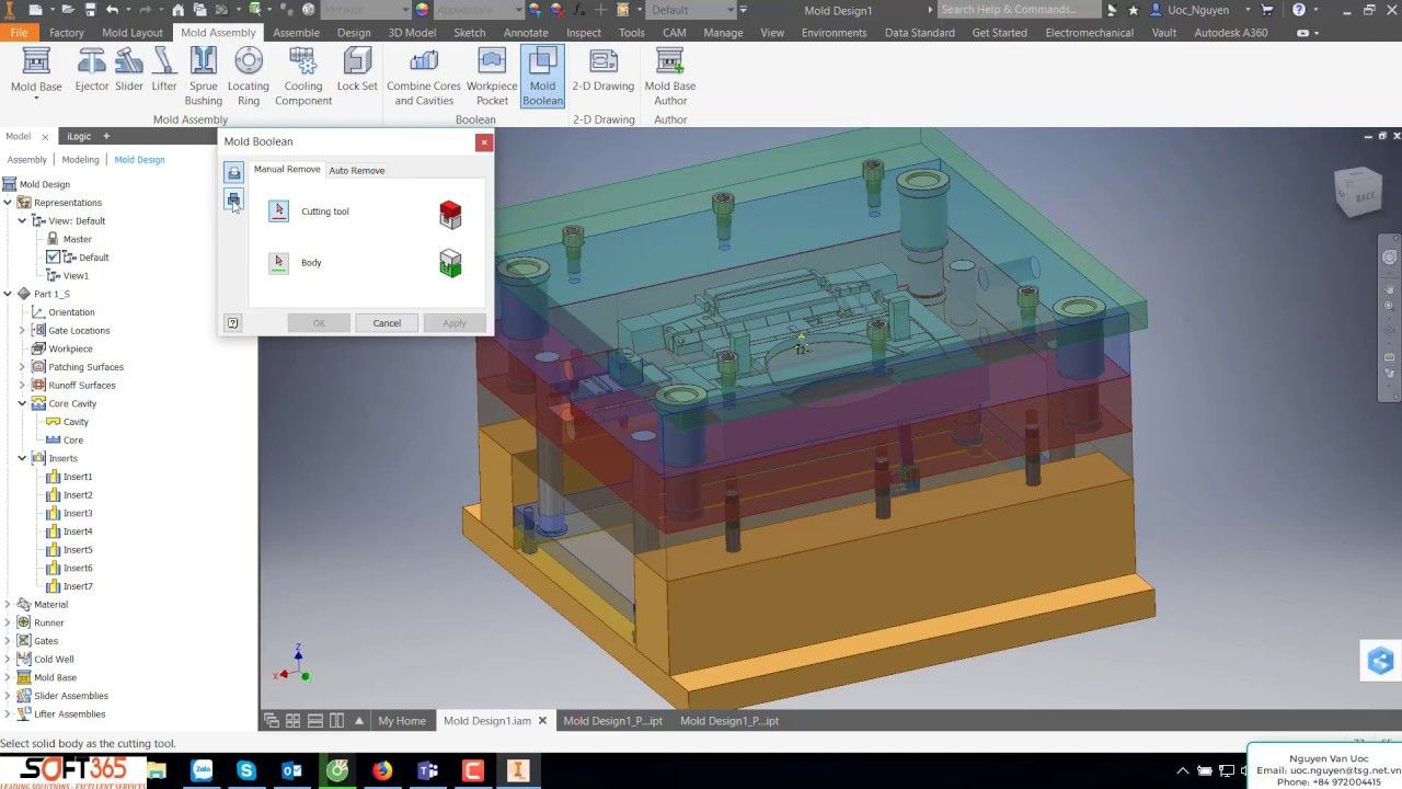 Thiet Ke Khuon Nhua Trong Inventor