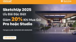 SketchUp 2025 Ưu Đãi Đặc Biệt – Giảm 20% Khi Mua Gói Pro hoặc Studio