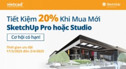 Tiết Kiệm 20% Khi Mua Mới SketchUp Pro hoặc Studio – Cơ Hội Có Hạn! 