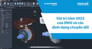 Giá trị năm 2022 của DWG và các định dạng chuyển đổi