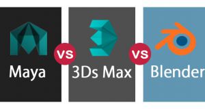 Khác biệt giữa Maya vs 3Ds Max vs Blender