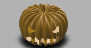 Thiết kế Bí Ngô Halloween với phần mềm Autodesk