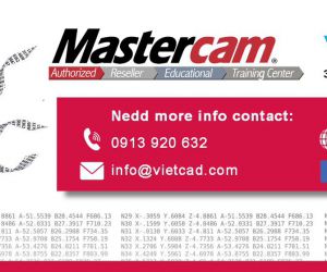 VietCAD – Đơn vị cung cấp bản quyền phần mềm Mastercam tại Việt Nam.