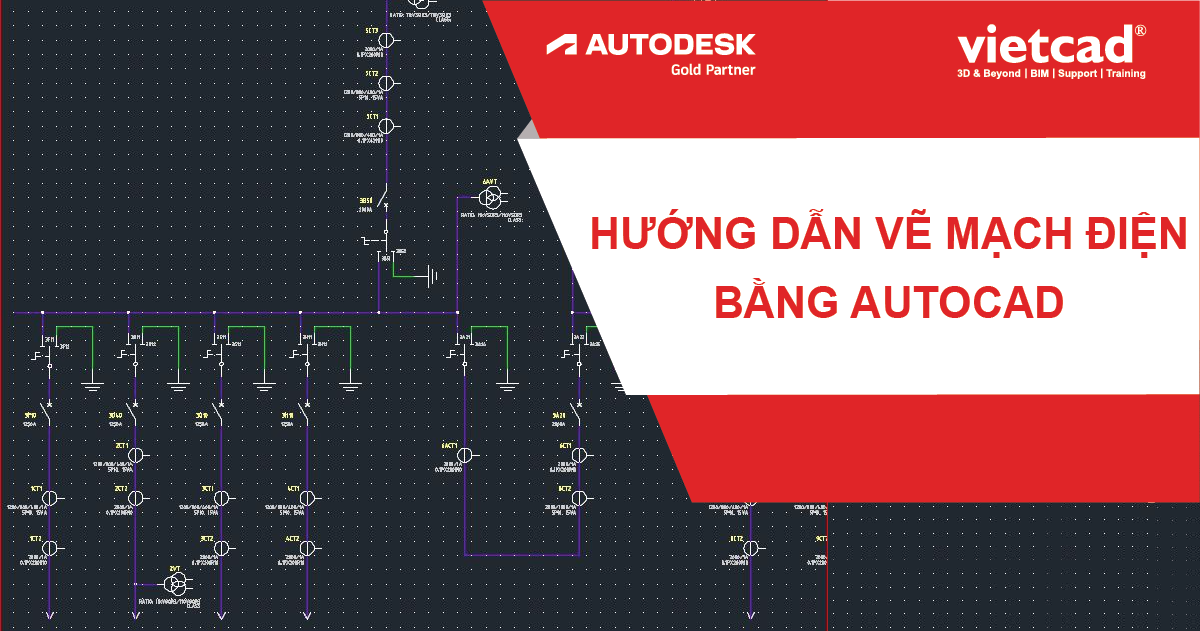 cách vẽ mạch điện trong autocad 2007