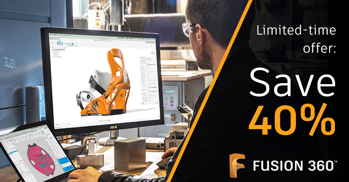 Fusion 360 giam gia 40%