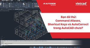 Bạn đã thử: Command Aliases, Shortcut Keys và AutoCorrect trong AutoCAD 2024 chưa?